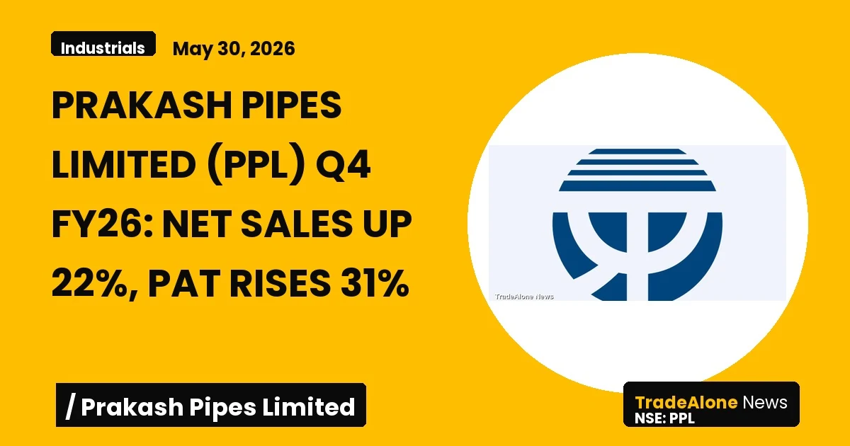 Prakash Pipes Limited PPL Q4 FY26 Results