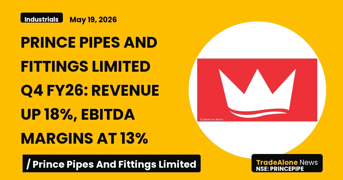 Prince Pipes and Fittings Limited Q4 FY26 Results