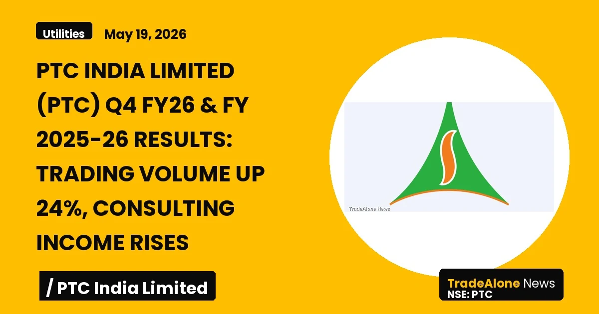 Ptc India Limited PTC Q4 FY26 Results