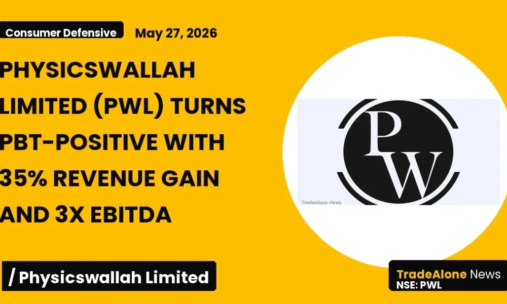Physicswallah Limited PWL Q4 FY26 Results: Revenue Up 35%, Ebitda Triples