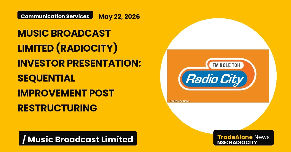 Music Broadcast Limited Radiocity Q4 FY26 Results