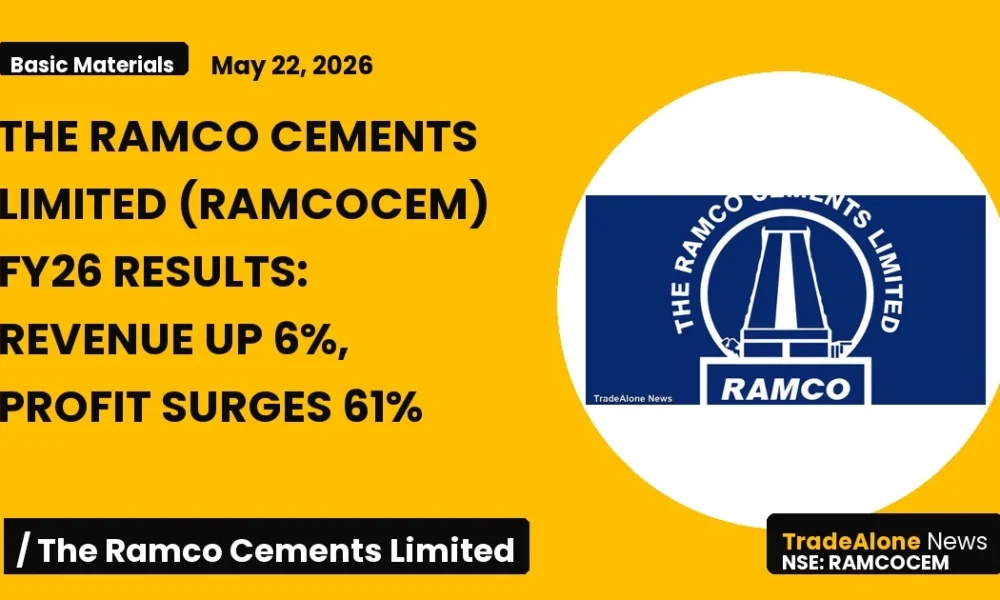 The Ramco Cements Limited Ramcocem FY26 Results