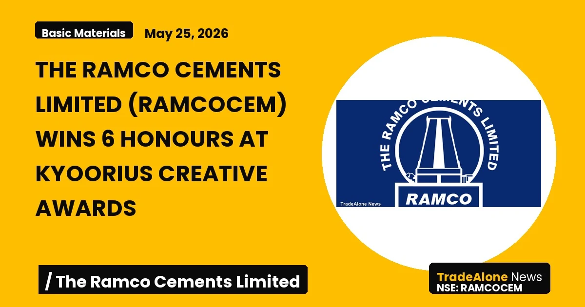 The Ramco Cements Limited Ramcocem Creative Awards May 2026