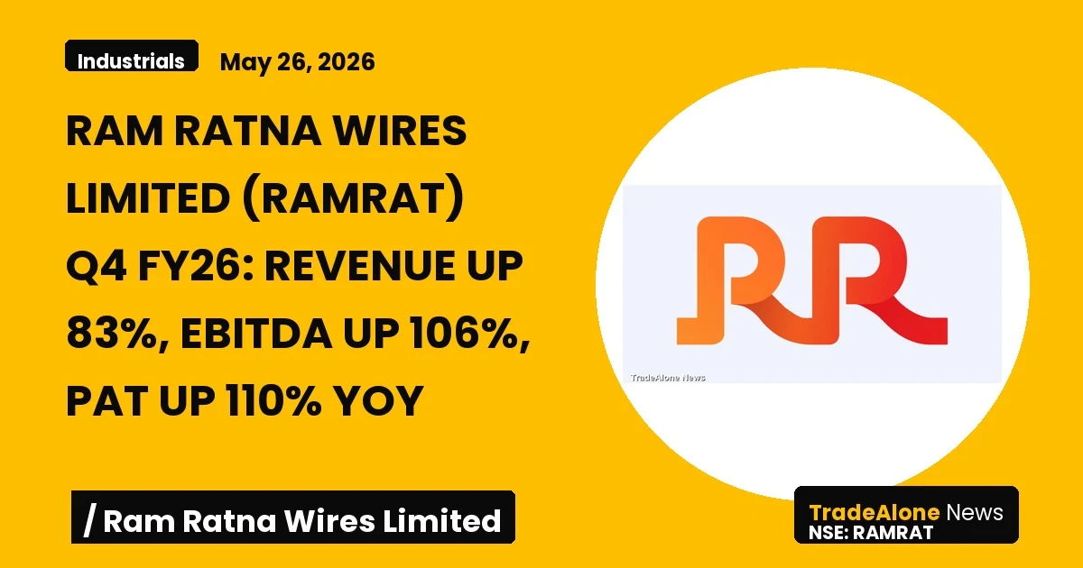 Ram Ratna Wires Limited Ramrat Q4 FY26 Results