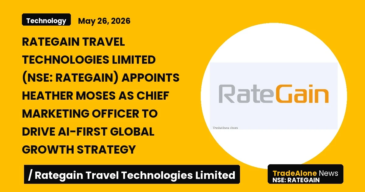 Rategain Travel Technologies Limited NSE Rategain Appoints Heather Moses CMO