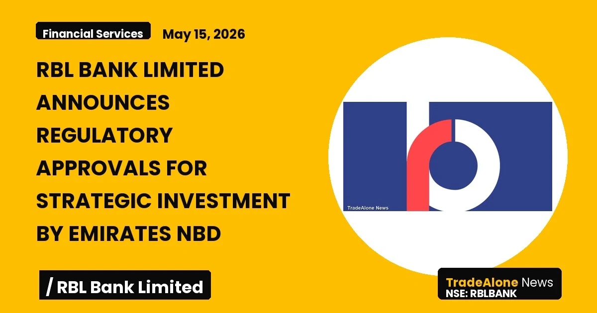 Rbl Bank Limited Rblbank Strategic Investment Emirates NBD
