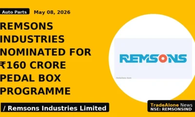 Remsons Industries Nominated for ₹160 Crore Pedal Box Programme - TradeAlone