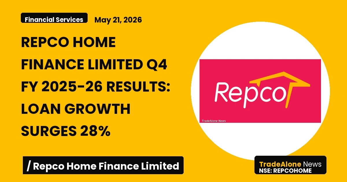 Repco Home Finance Limited Q4 FY 2025-26 Results