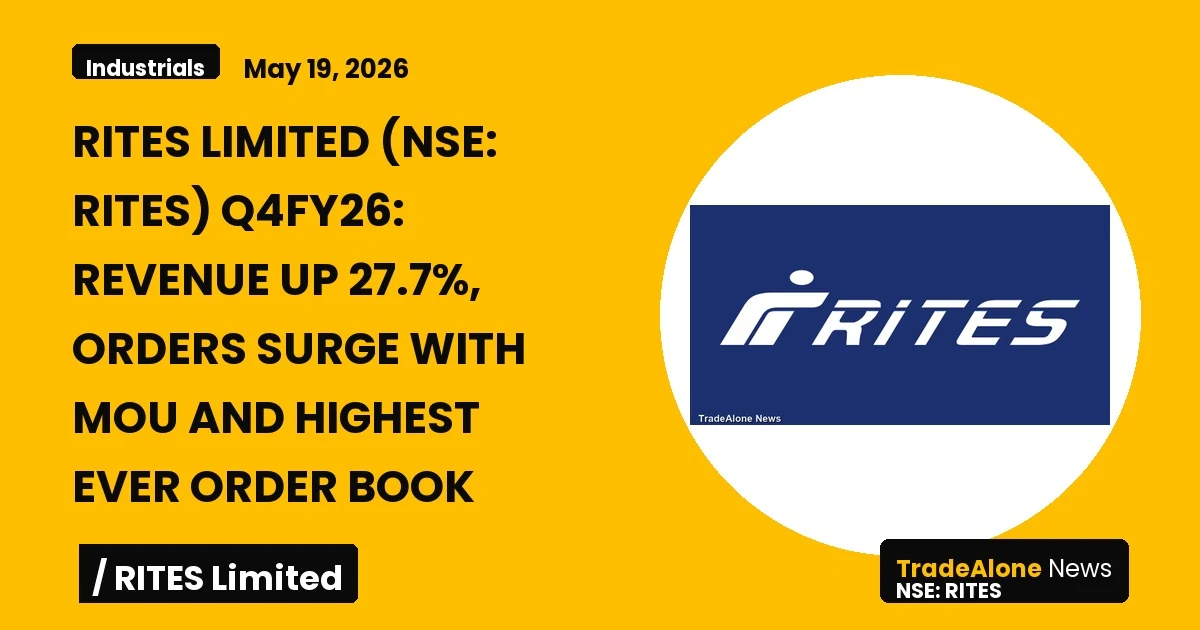 Rites Limited NSE RITES Q4fy26 Results