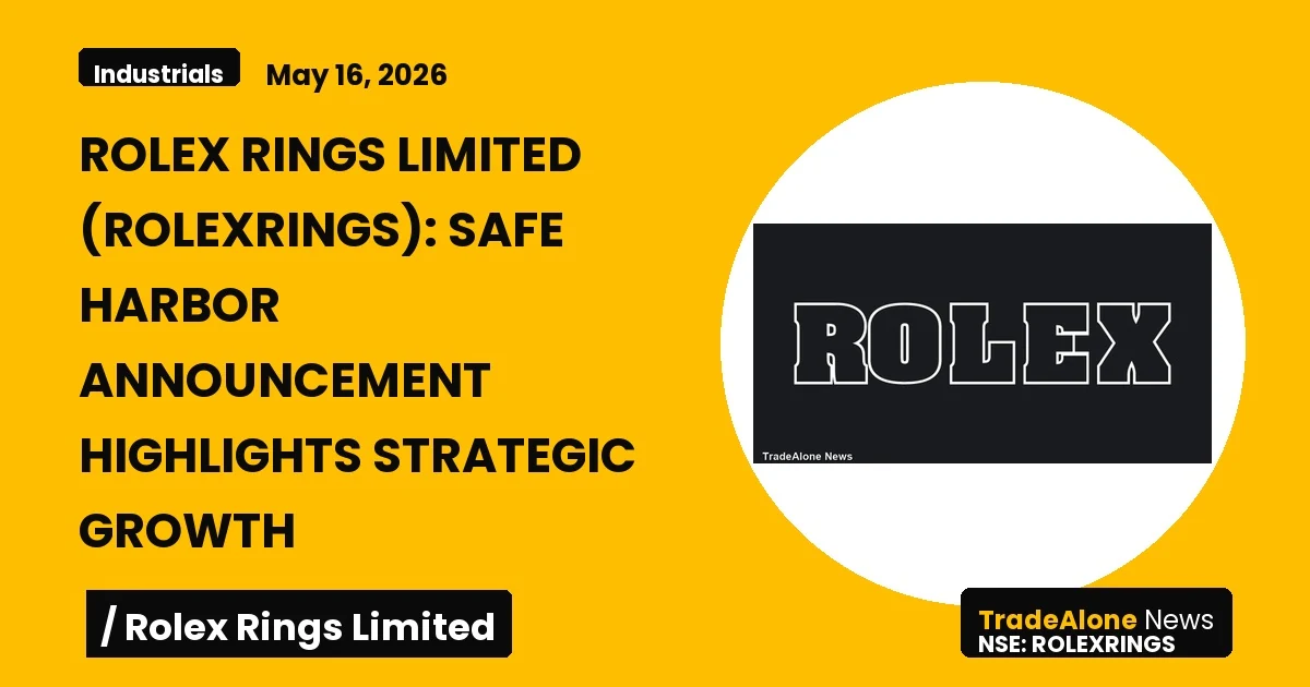 Rolex Rings Limited Rolexrings Safe Harbor May 2026