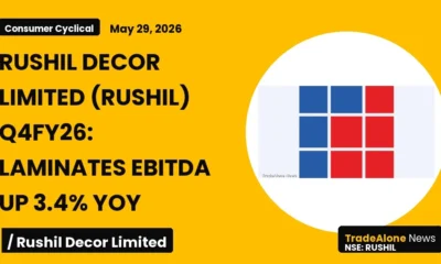 Rushil Decor Limited Rushil Q4fy26 Laminates Ebitda