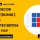 Rushil Decor Limited Rushil Q4fy26 Laminates Ebitda