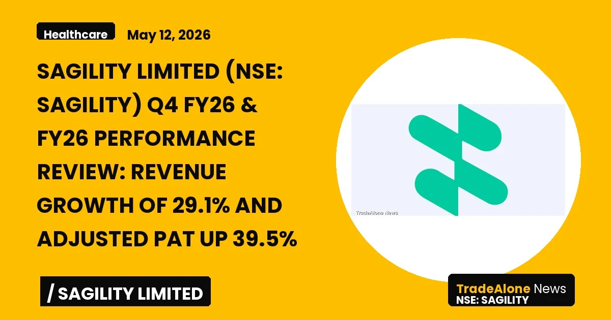 Sagility Limited NSE Sagility Q4 FY26