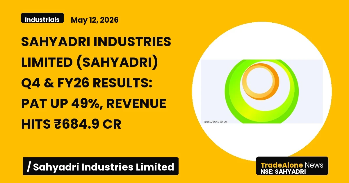 Sahyadri Industries Limited Sahyadri Q4 FY26 Results