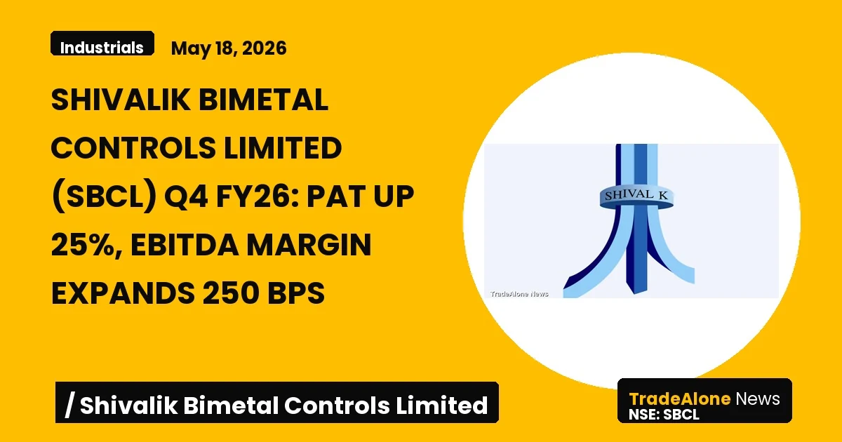 Shivalik Bimetal Controls Limited SBCL Q4 FY26 Results
