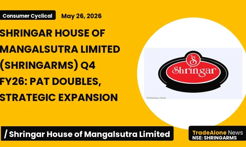 Shringar House of Mangalsutra Limited Shringarms Q4 FY26 Results