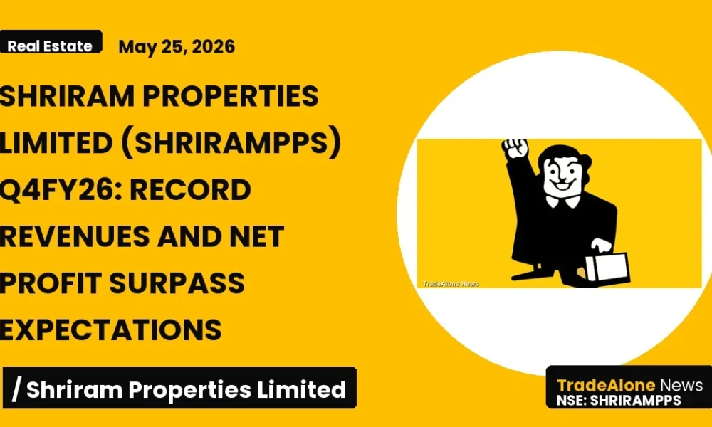Shriram Properties Limited Q4fy26 Results: Revenue Up 39% Yoy, Net Profit Surpasses Rs. 1 Billion