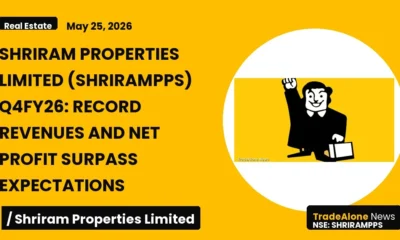 Shriram Properties Limited Q4fy26 Results: Revenue Up 39% Yoy, Net Profit Surpasses Rs. 1 Billion