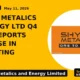 SHYAM METALICS & ENERGY LTD Q4 FY26 REPORTS 41% RISE in OPERATING EBITDA - TradeAlone