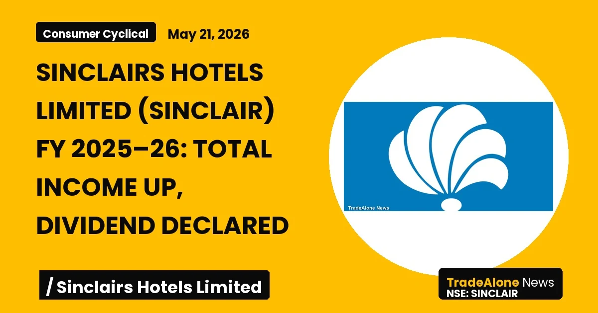 Sinclairs Hotels Limited Sinclair FY 2026 Results