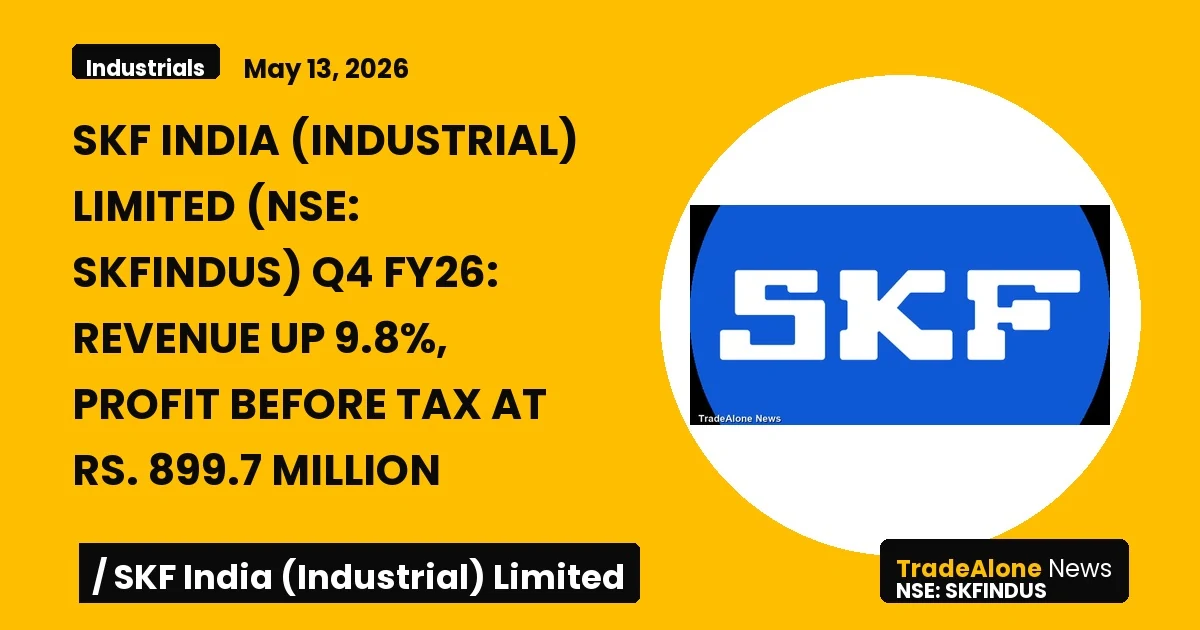 Skf India (industrial) Limited NSE Skfindus Q4 FY26 Results