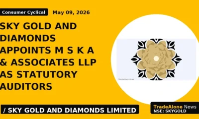 Sky Gold and Diamonds Appoints M S K a & Associates Llp as Statutory Auditors - TradeAlone