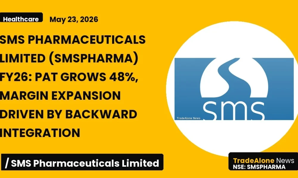 Sms Pharmaceuticals Limited FY26 Results: PAT Up 48%, Margin Expansion