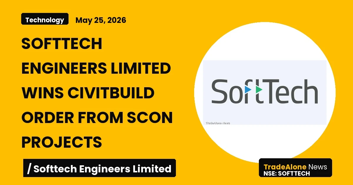 Softtech Engineers Limited Softtech Wins Civitbuild Order May 2026