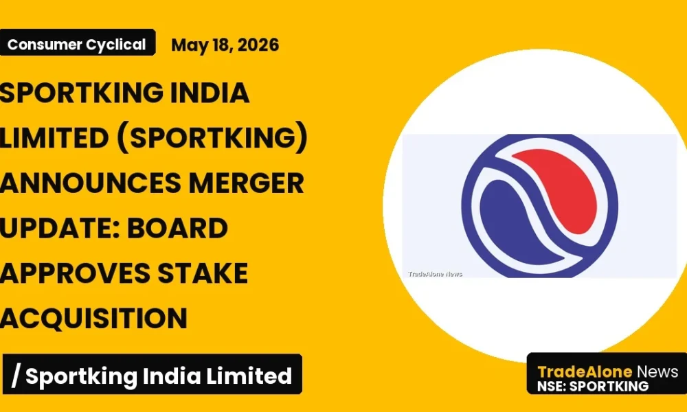 Sportking India Limited Sportking Merger Update
