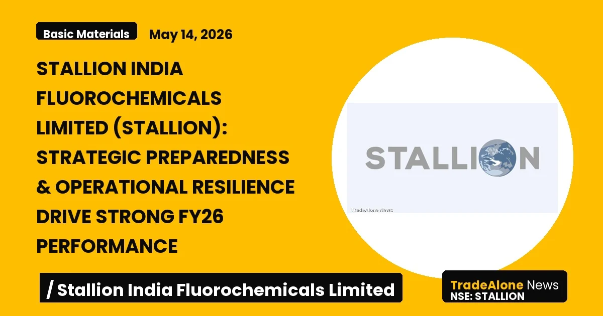 Stallion India Fluorochemicals Limited Stallion Q4 FY26 Results