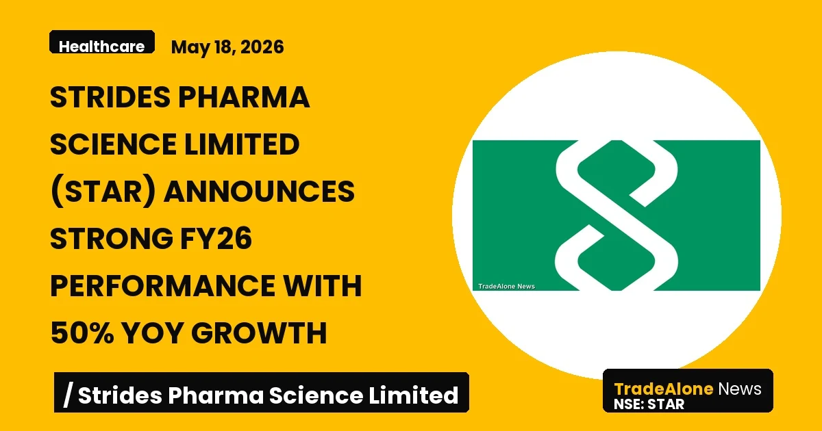 Strides Pharma Science Limited STAR FY26 Results