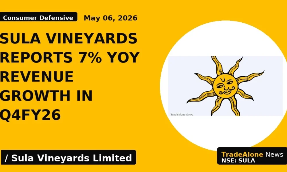 Sula Vineyards Reports 7% Yoy Revenue Growth in Q4fy26 - TradeAlone