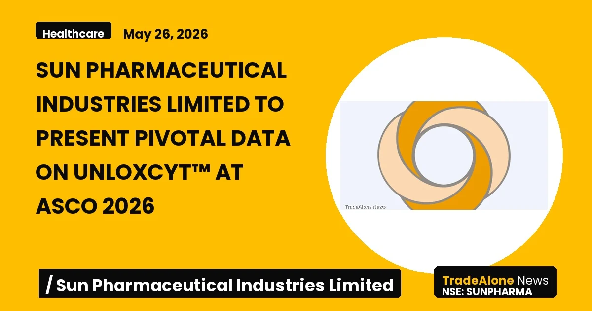 Sun Pharmaceutical Industries Limited Sunpharma ASCO 2026 Results