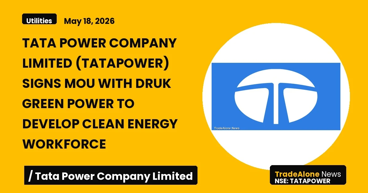 Tata Power Company Limited Tatapower May 2026 Mou