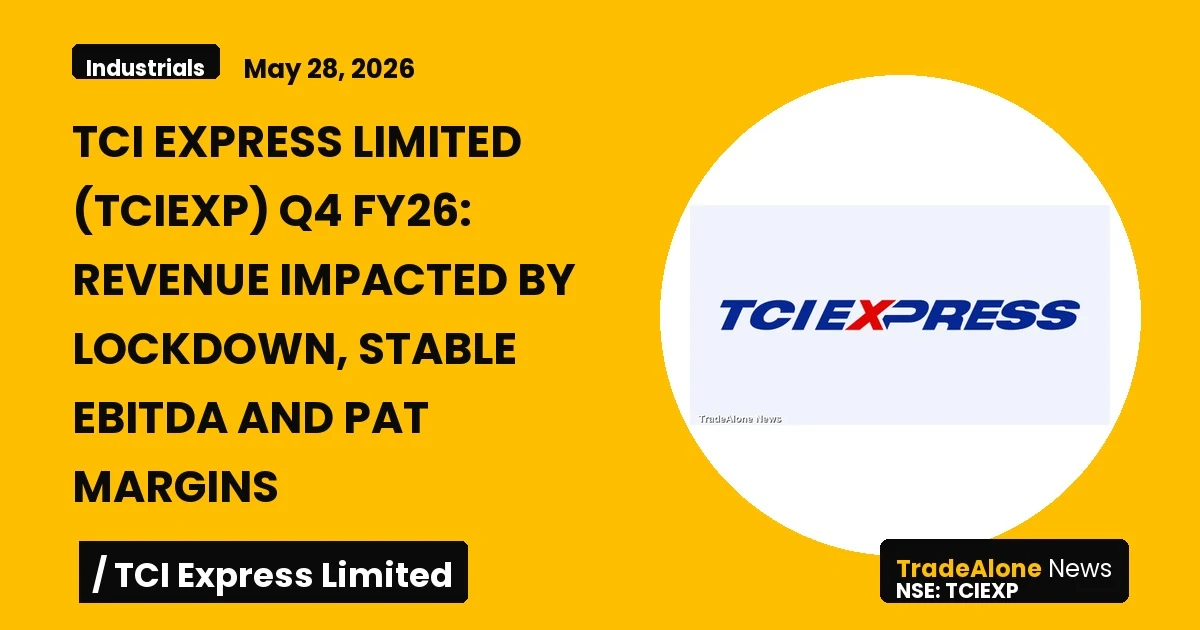 Tci Express Limited Tciexp Q4 FY26 Results