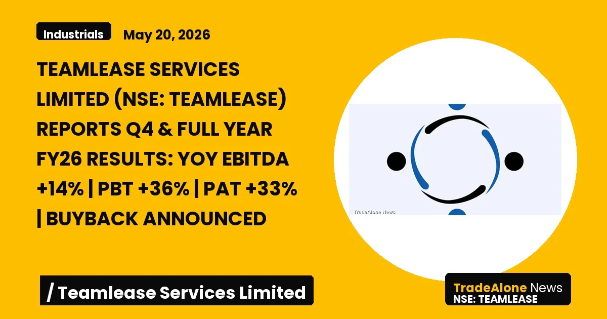 Teamlease Services Limited NSE Teamlease Q4 FY26 Results