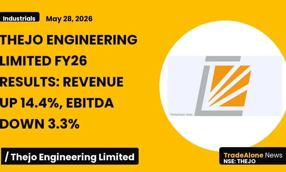 Thejo Engineering Limited FY26 Results: Revenue Up 14.4%, Ebitda Down 3.3%