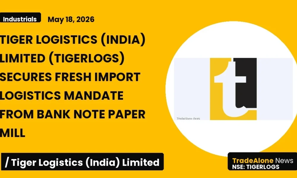 Tiger Logistics (india) Limited Tigerlogs Q2 FY26 Import Logistics Mandate
