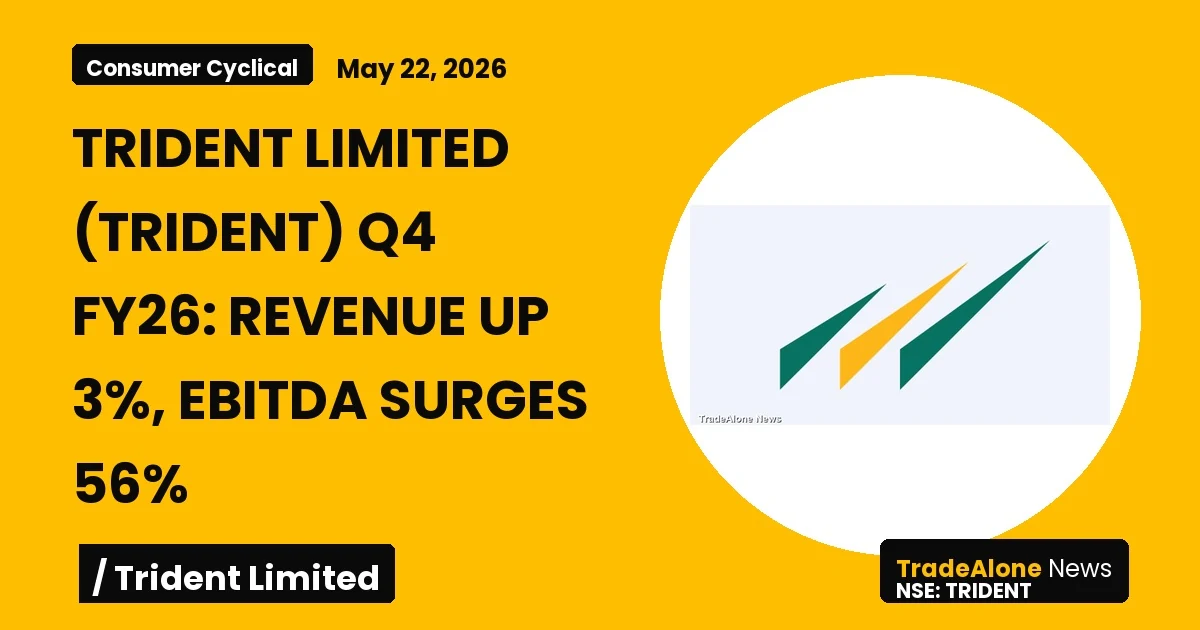 Trident Limited Trident Q4 FY26 Results
