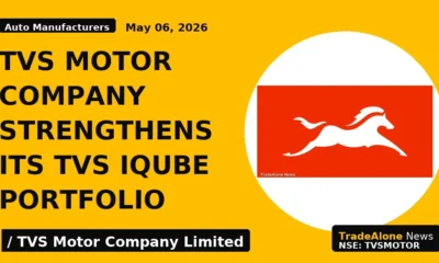 TVS Motor Company Strengthens Its TVS IQube Portfolio - TradeAlone
