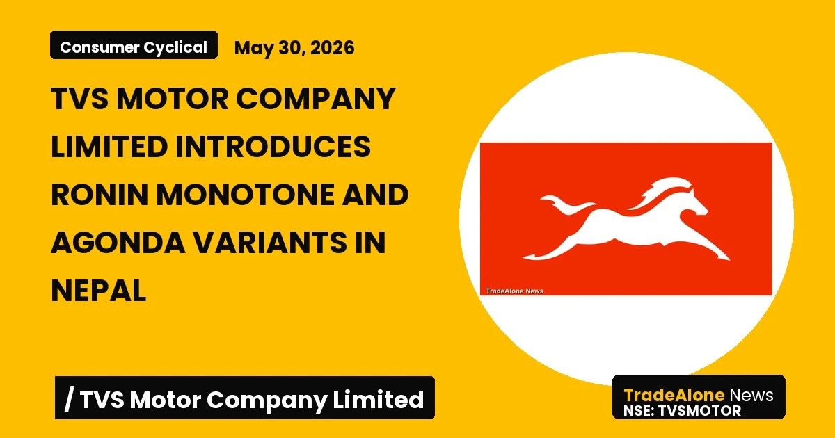 Tvs Motor Company Limited Tvsmotor May 2026 New Variants