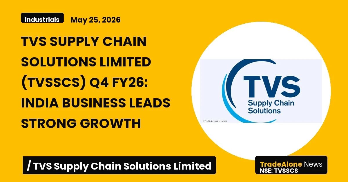 Tvs Supply Chain Solutions Limited Tvsscs Q4 FY26 Results