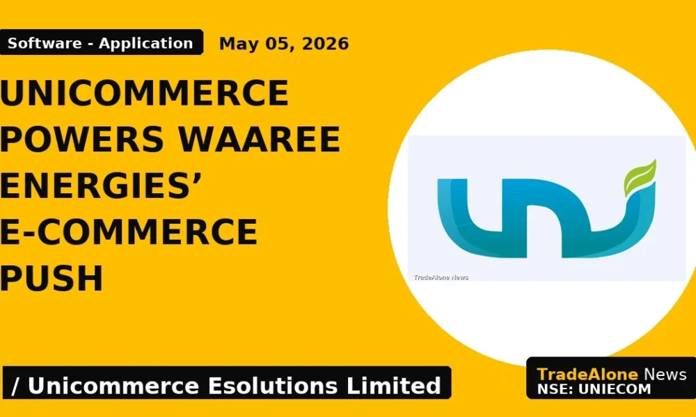 Unicommerce Powers Waaree Energies’ E-commerce Push - TradeAlone
