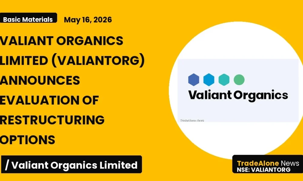 Valiant Organics Limited Valiantorg Restructuring Options