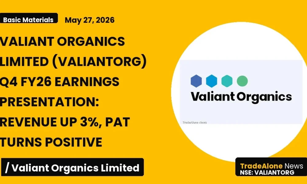 Valiant Organics Limited Q4 FY26 Earnings