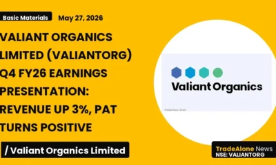 Valiant Organics Limited Q4 FY26 Earnings