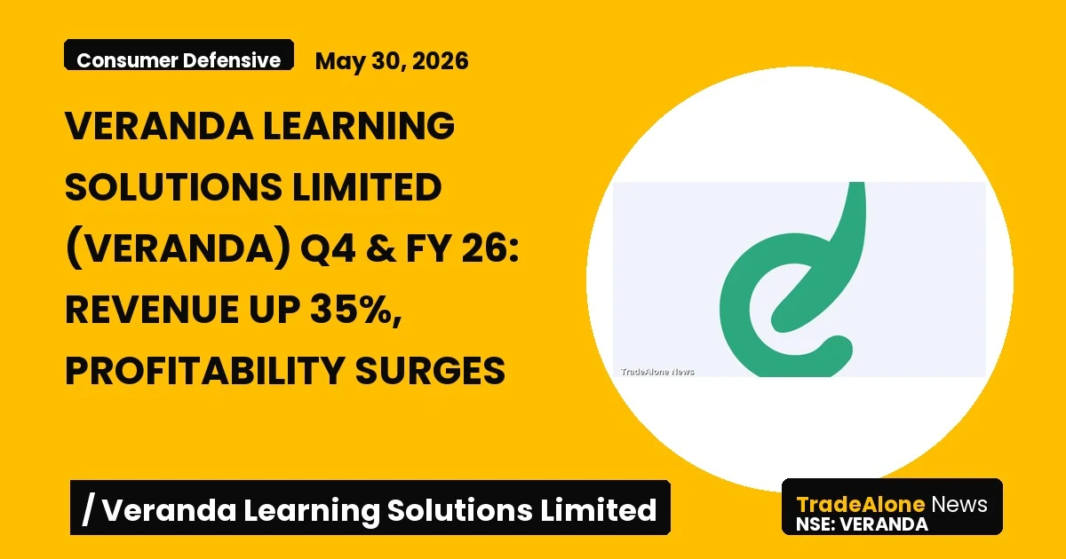 Veranda Learning Solutions Limited Veranda Q4 FY26 Results