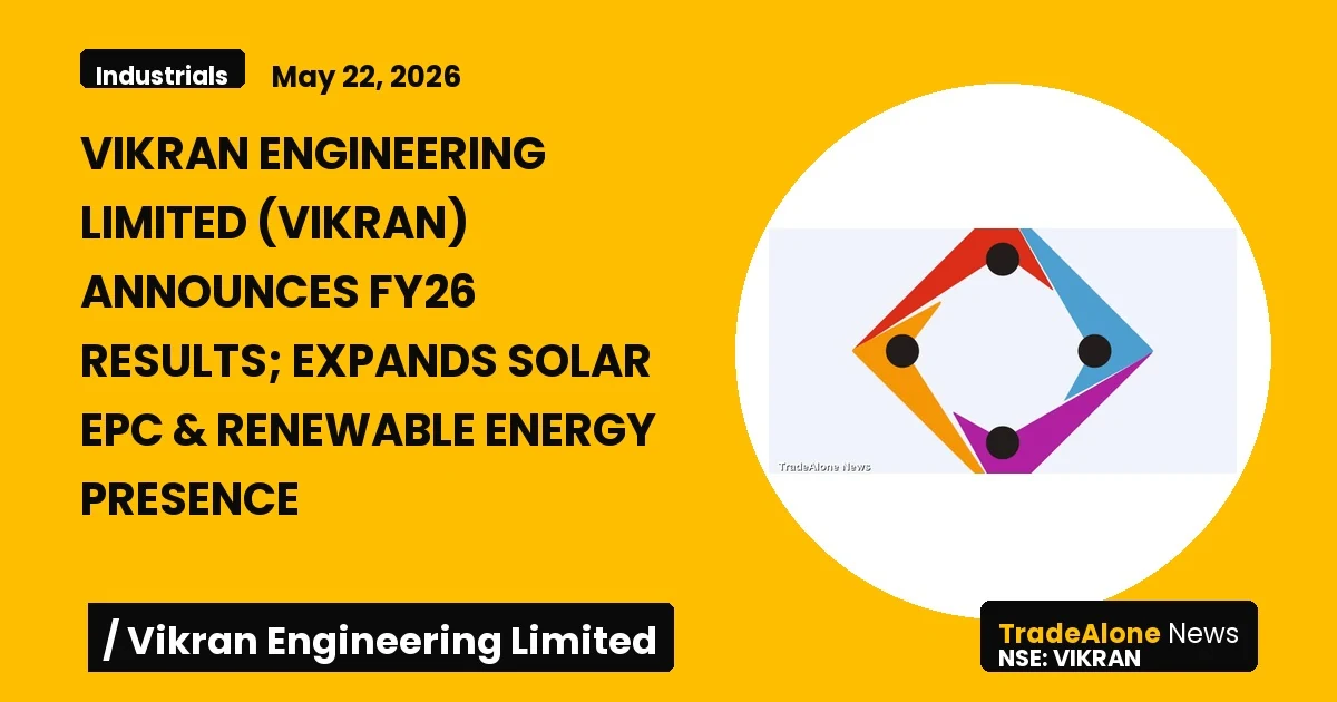 Vikran Engineering Limited FY26 Results: Solar EPC Expansion