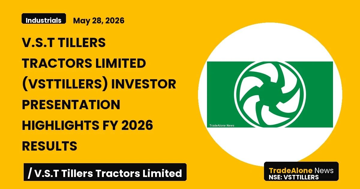V.s.t Tillers Tractors Limited Vsttillers FY26 Results