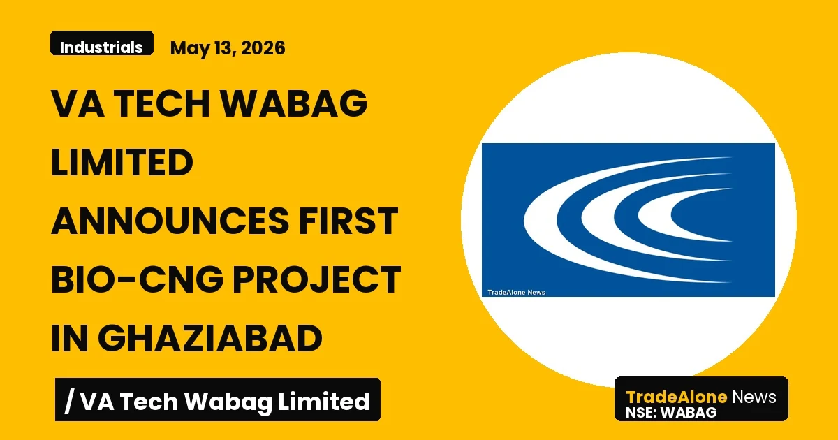 Va Tech Wabag Limited WABAG First Bio-cng Project May 2026